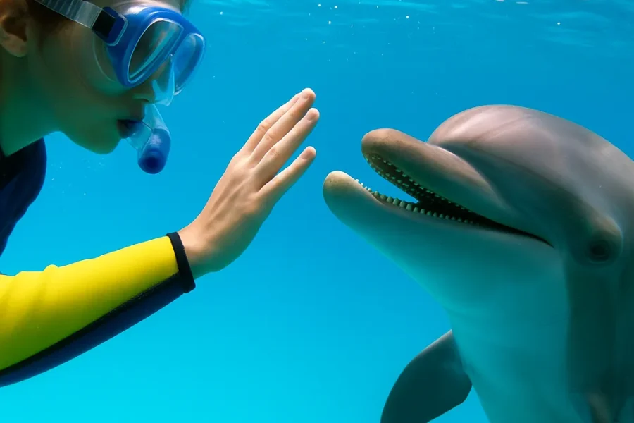 Dolphin Watching Boat Tour with Snorkeling & Lunch